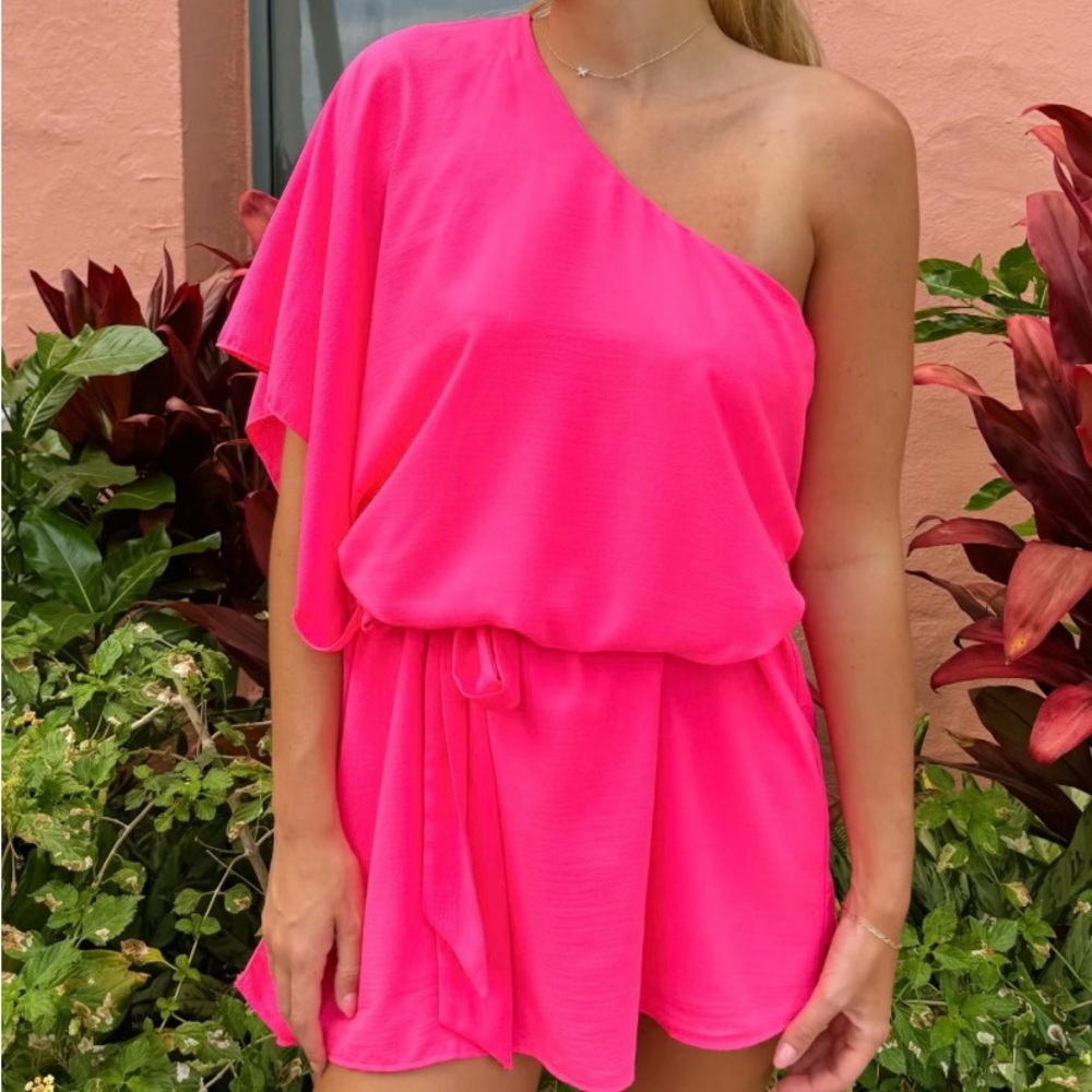 Show Me Your Mumu Tish Dress- One Shoulder